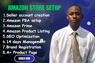 create amazon fba amazon fbm seller account, amazon store setup, private label