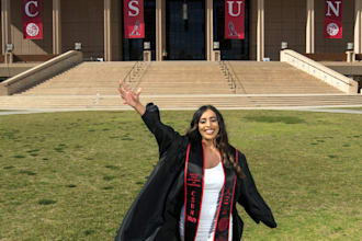 take senior and grad photos in socal
