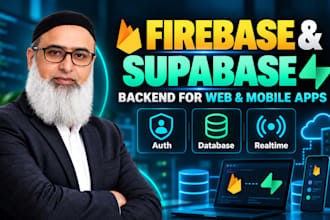build a firebase or supabase backend for web or mobile app