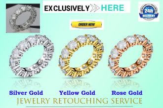 make more attractive jewelry retouching to grow your online business