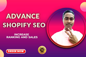 advance shopify SEO for ranking and sales on your store