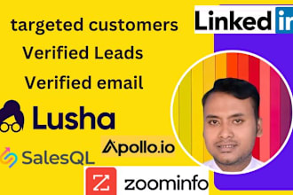 provide, targeted customers, verified leads, for any industry, verified email