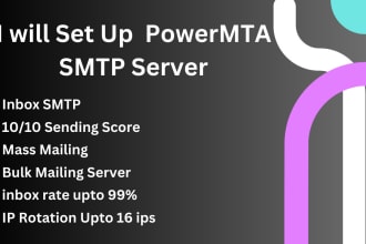 setup powermta smtp server for bulk mailing