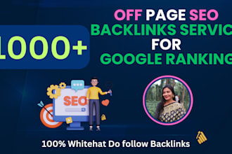 do off page SEO backlinks service for google ranking