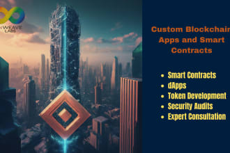 develop custom blockchain apps and smart contracts