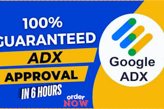 do ma adx approval from google certified company instantly with delink guarantee