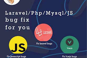 fix php, laravel, symfony, javascript and mysql bugs