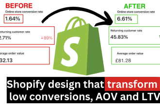 build or redesign conversion optimized, branded shopify store with cro elements