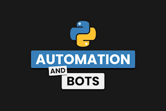 do python bots and automation jobs