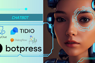 integrate website chatbot botpress dialogflow tidio manychat intercom  chatfuel