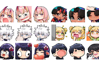 create custom emote chibi