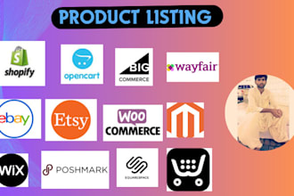 bulk import and export product on shopify, ebay, etsy, tiktok, amazon, wayfair