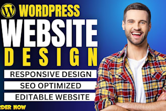 develop a custom wordpress website with responsive design