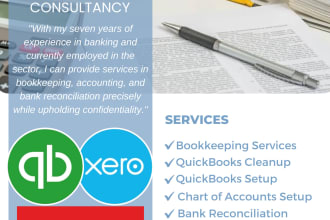 do bank reconciliation and receipt management using quickbooks and xero