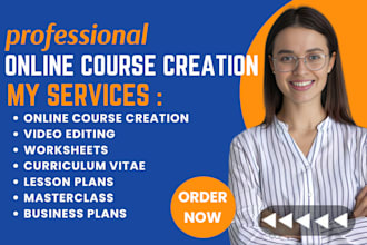 create online course content, marketing, udemy video course, course creation