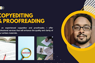 copyedit or proofread your manuscript