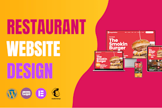 design a creative wordpress restaurant website