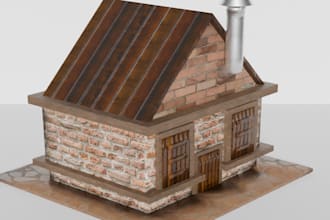 do 3d modelling low poly