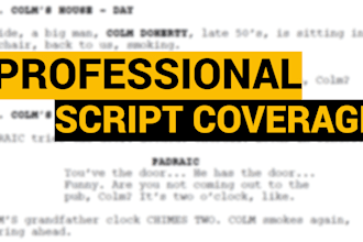 provide detailed feedback and coverage for your screenplay