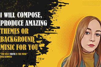 compose, produce amazing themes or background music for you
