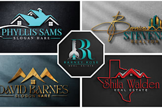 create a real estate,  construction and realtor with a branding kit