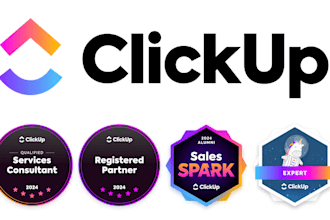 do clickup setup for startups, agencies, and enterprises as solutions partner
