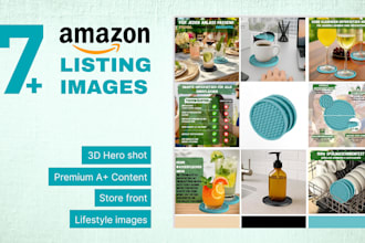 design amazon aplus content, listing images, 3d renders