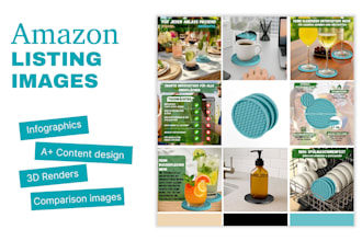 design amazon listing images and aplus content to boost sales and increase CTR