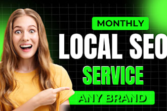 monthly local SEO service for small businesses and ecommerce websites