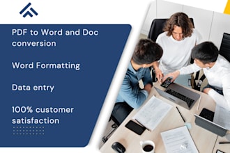convert pdf,jpeg, document to word or google docs in just 6 hours