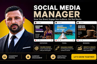 be your social media marketing manager and content creator