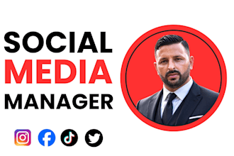 be your social media marketing manager and content creator