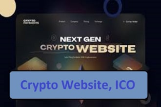 build crypto website, token presale, ico, meme coins