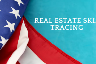do bulk and llc skip tracing for real estate USA