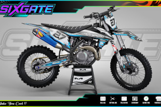 do graphic decal for your dirtbike, mx bikes, motocross, enduro and supermoto