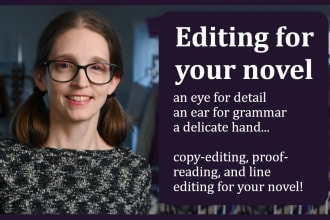 copy edit your novel