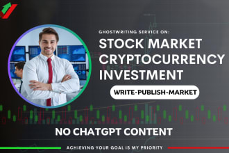 ghostwrite stock market, crypto, forex trading, stock trading, investment ebook