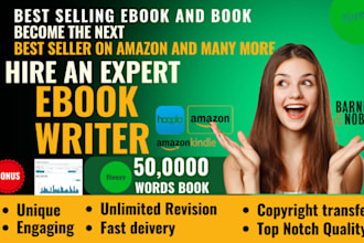 be your nonfiction book writer, finance ebook ghostwriter, business ebook writer