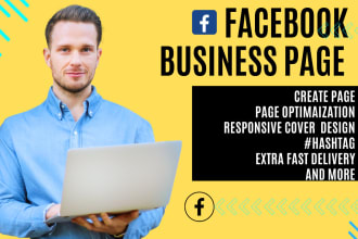 create facebook page and set up