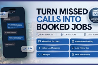 build an ai SMS lead follow up, appointment booking system