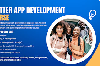 teach you complete flutter app development