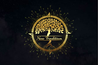 do eye catchy sacred geometry or spiritual logo design