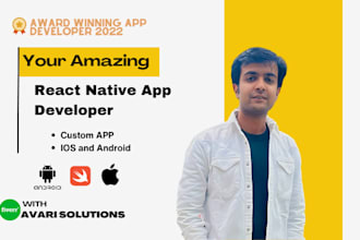 do your react native mobile app development for ios and android