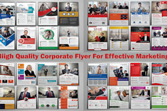 design high quality corporate flyer for effective marketing