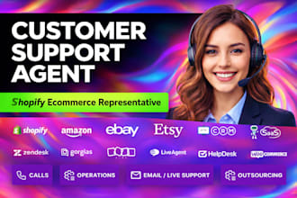 be shopify customer support agent and ecommerce support representative