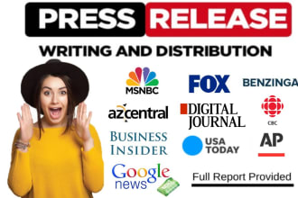 do press release writing and press release distribution