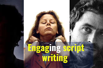write true crime scripts, screenplay, history, make money online script writing