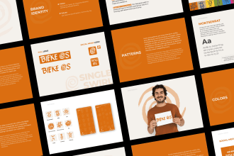 design brand guidelines or brand book for your business