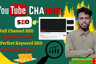 youtube video channel seo optimization and management