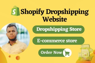 build  shopify dropshipping store or shopify store design
